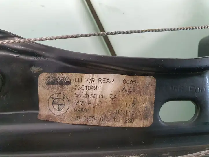 BMW 3 F30 F35 F31 (2012 - 2018) 51357281887 Стеклоподъемник передней двери (комплект) — фото 4