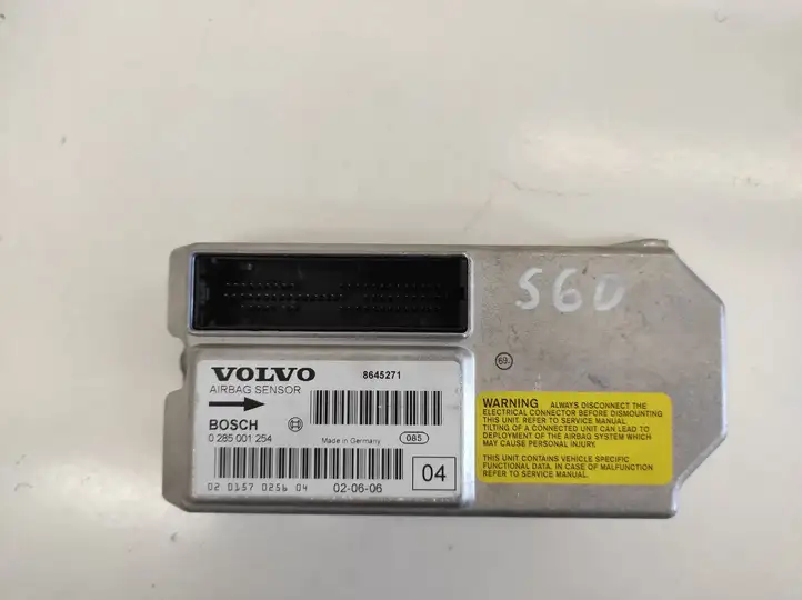 Volvo S60 (2000 - 2004)  0285001254 Блок управления надувных подушек