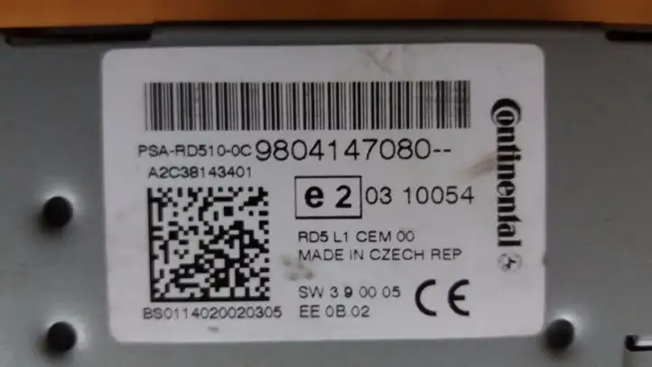 Citroen C4 (2011 - 2016) 9804147080 Магнитола / мультимедийная система — фото 3