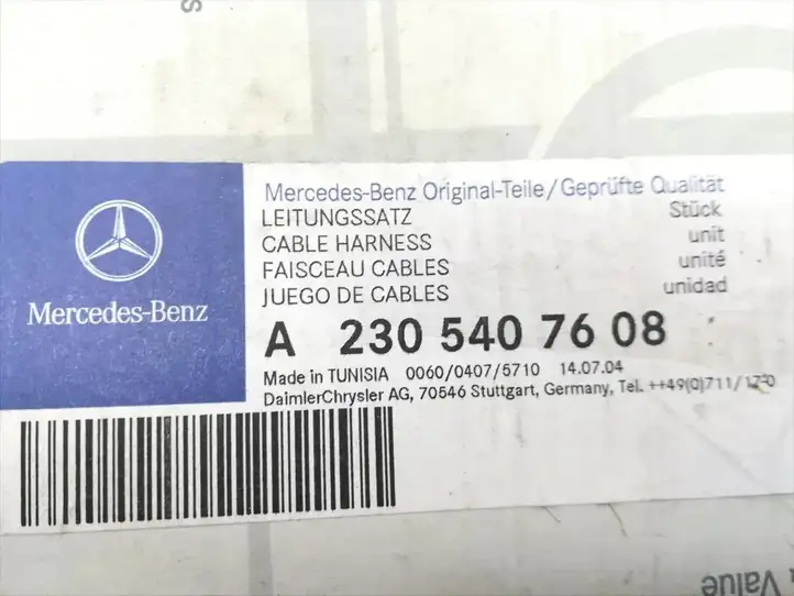 Mercedes-Benz SL R230 (2001 - 2012) A2305407608 Проводка аудиосистемы — фото 5