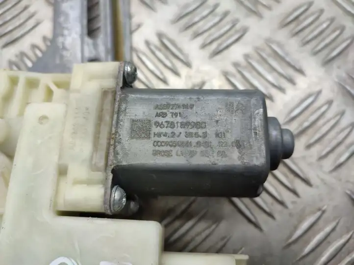 Peugeot 308 (2013 - 2021)  9673189980 Передний комплект электрического механизма для подъема окна