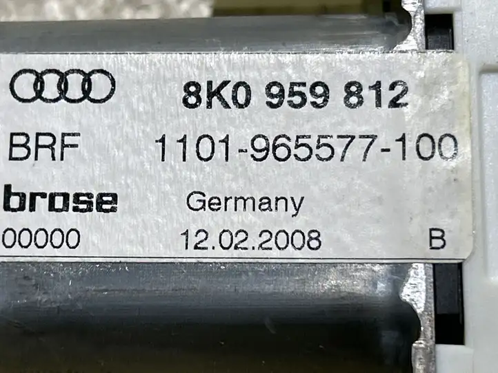 Audi A4 S4 B8 8K (2007 - 2011) 8K0959812 Стеклоподъемник задней двери — фото 3
