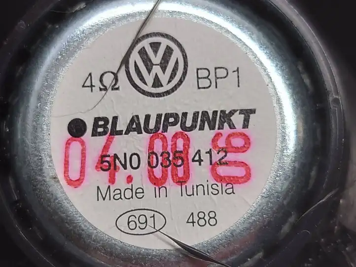 Volkswagen Tiguan (2007 - 2011) 5N0035412 Динамики передних дверей — фото 3