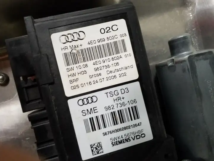 Audi A8 S8 D3 4E (2005 - 2007) Стеклоподъемник передней двери (комплект) — фото 3