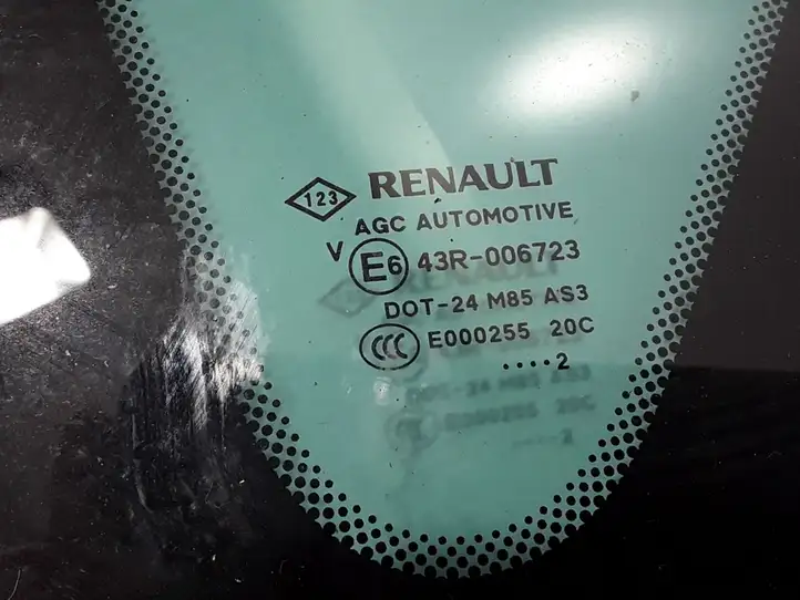 Renault Scenic III - Grand scenic III (2009 - 2016) 833070005R Заднее боковое стекло — фото 2