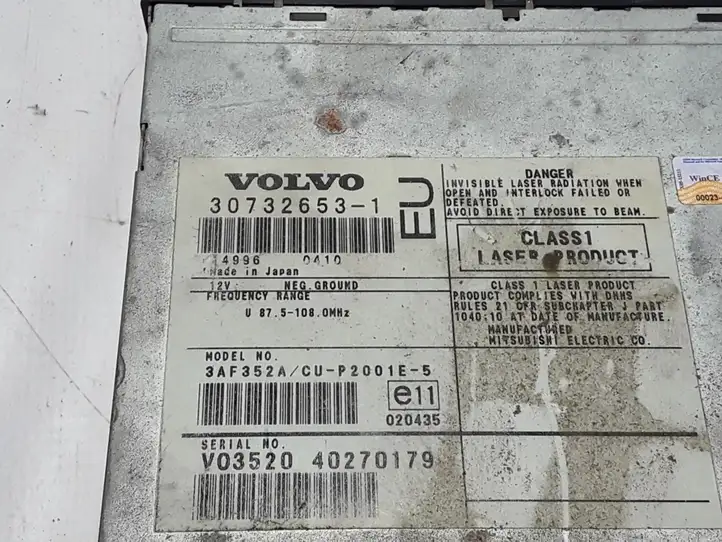 Volvo XC70 (2004 - 2007) 30732653 Магнитола / мультимедийная система — фото 3