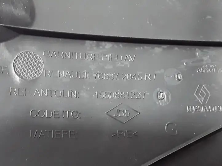 Renault Kadjar (2018 - ) 768372045R Внутренняя отделка переднего порога — фото 3