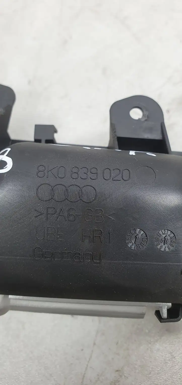 Audi A4 S4 B8 8K (2007 - 2011) 8K0839020 Внутренняя ручка задней двери — фото 3
