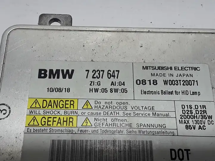 BMW 5 F10 F11 (2009 - 2016) 7237647 Блок розжига ксенона — фото 3