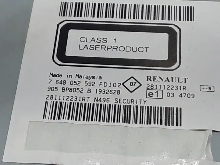 Dacia Duster (2010 - 2017) 281112231R Магнитола / мультимедийная система — фото 2