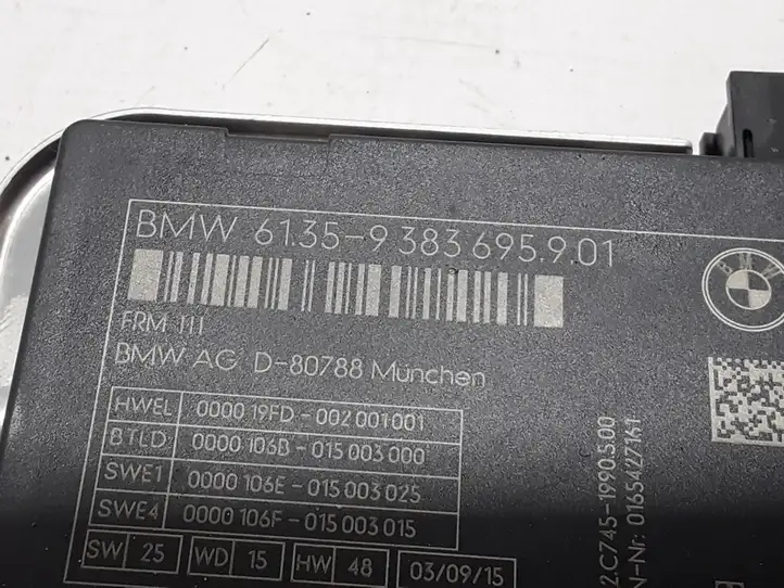 BMW 5 F10 F11 (2009 - 2016) 9383695 Прочие блоки управления — фото 3