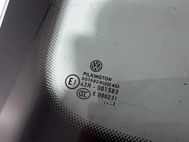 Volkswagen Caddy (2010 - 2015) 2K3845332 Заднее боковое стекло — фото 2