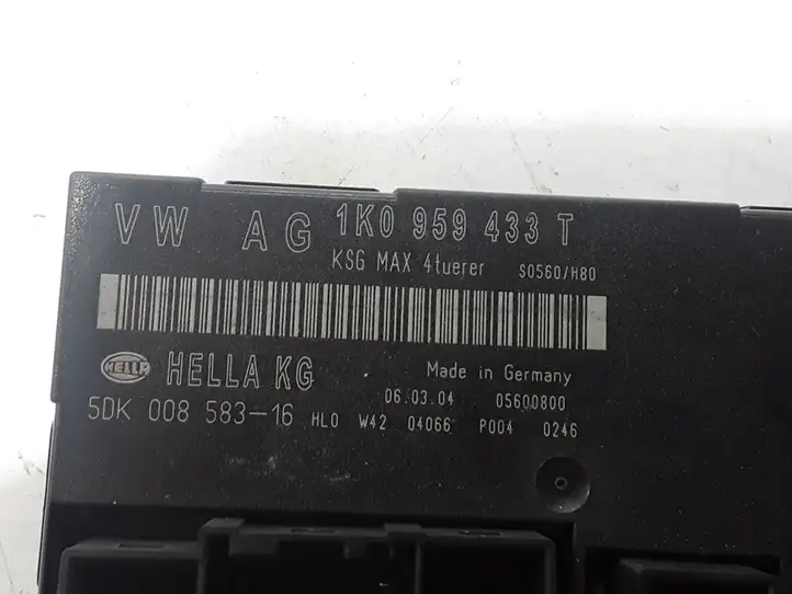 Volkswagen Caddy (2004 - 2010) 1K0959433T Модуль комфорта — фото 3