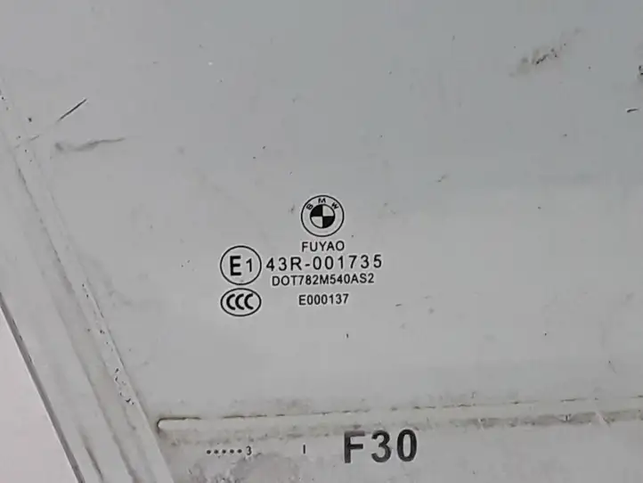 BMW 3 F30 F35 F31 (2012 - 2018) 7259826 Стекло передней двери — фото 3