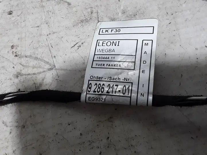 BMW 3 F30 F35 F31 (2012 - 2018) 9286217 Прочая электропроводка — фото 3