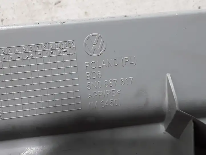 Volkswagen Tiguan (2007 - 2011) 5N0867617 Обшивка стойки у окна — фото 3