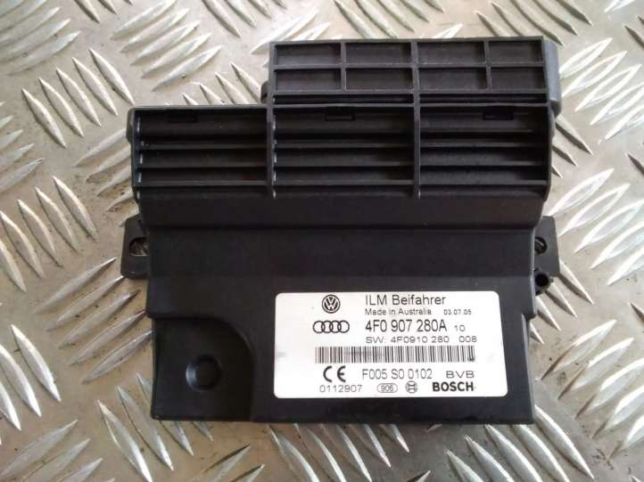 4F0907280A Audi A6 S6 C6 4F Maitinimo valdymo blokas