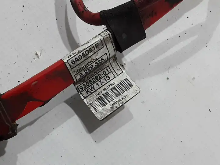 BMW 3 F30 F35 F31 (2012 - 2018) 9259325 Плюсовой провод аккумулятора — фото 3