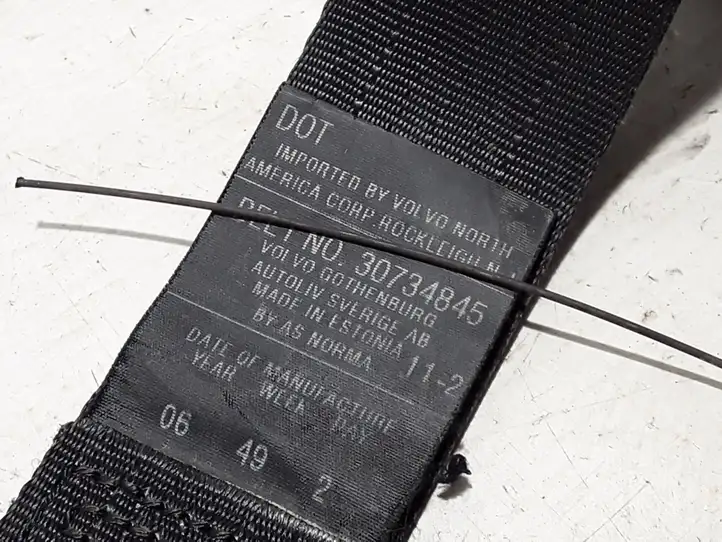 Volvo S80 (2006 - 2009) 30734845 Передний ремень безопасности — фото 2