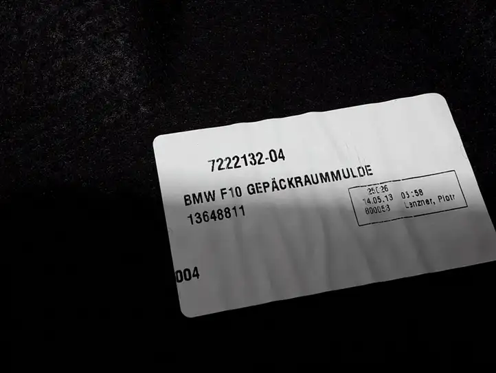BMW 5 F10 F11 (2009 - 2016) 7222132 Прочая отделка багажника — фото 3