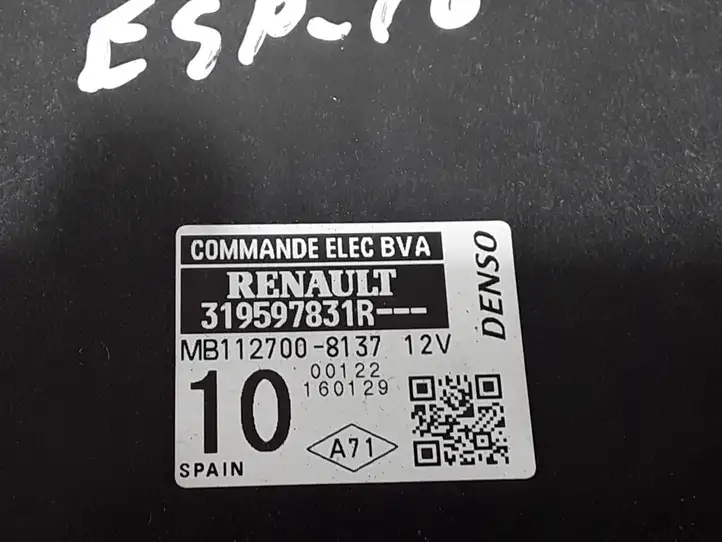 Renault Espace V (RFC) (2015 - 2019) 319597831R Прочие блоки управления — фото 3
