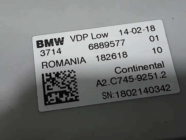BMW 5 G30 G31 (2016 - ) 6889577 Блок управления пневмоподвеской — фото 2