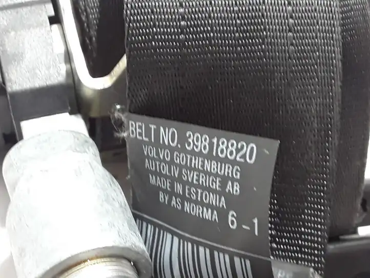 Volvo V70 (2007 - 2013) 39818820 Задний ремень безопасности — фото 4