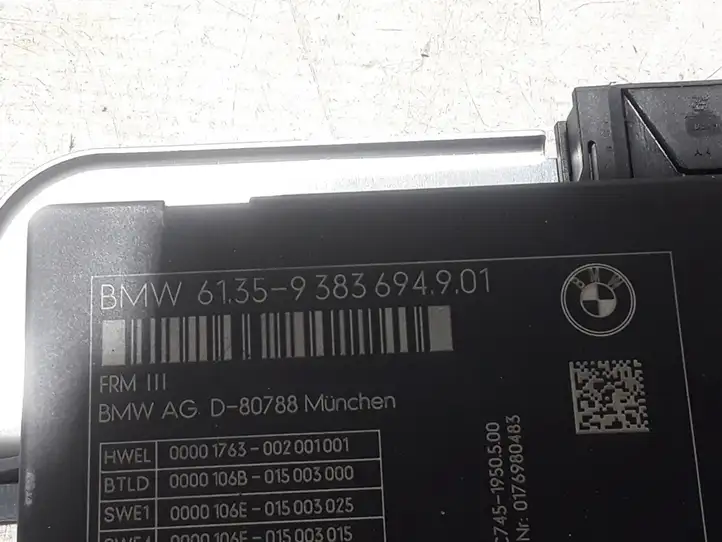 BMW 5 F10 F11 (2009 - 2016) 9383694 Прочие блоки управления — фото 4