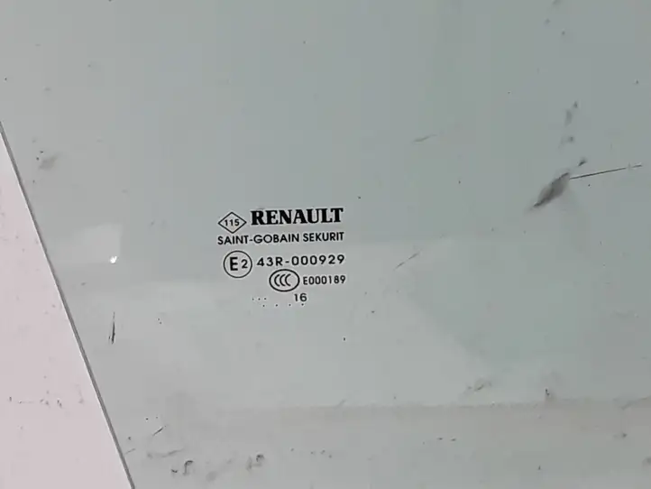 Renault Espace V (RFC) (2015 - 2019) 803009421R Стекло передней двери — фото 4