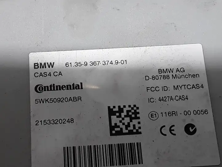 BMW 5 F10 F11 (2009 - 2016)  9367374 Другие блоки управления / модули