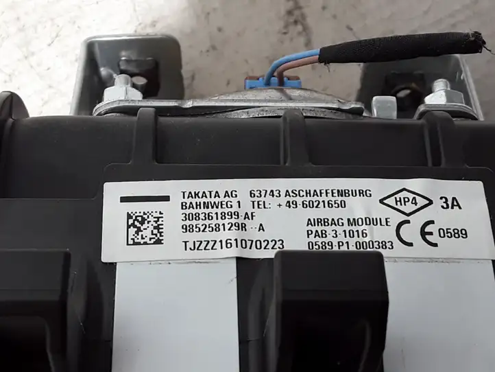 Renault Espace V (RFC) (2015 - 2019) 985258129R Подушка безопасности пассажира — фото 2