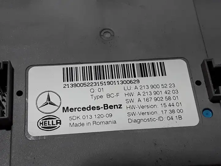 Mercedes-Benz E W213 (2016 - ) A2139005223 Прочие блоки управления — фото 2