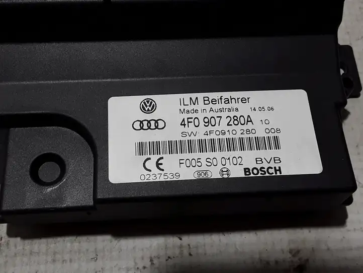 Audi A6 S6 C6 4F (2004 - 2008) 4F0907280A Прочие блоки управления — фото 3