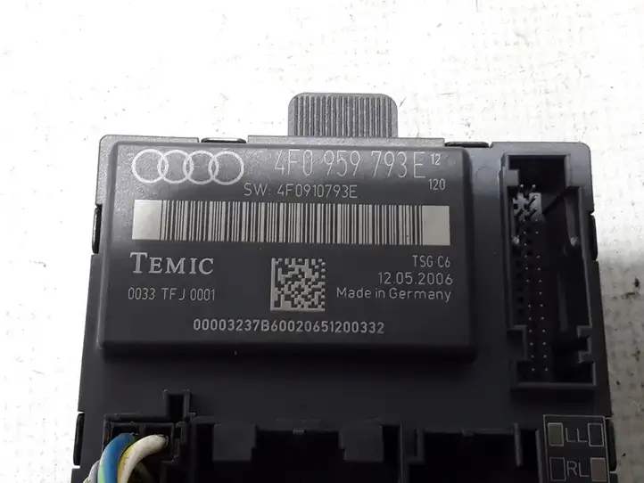 Audi A6 S6 C6 4F (2004 - 2008) 4F0959793E Блок управления дверью — фото 2