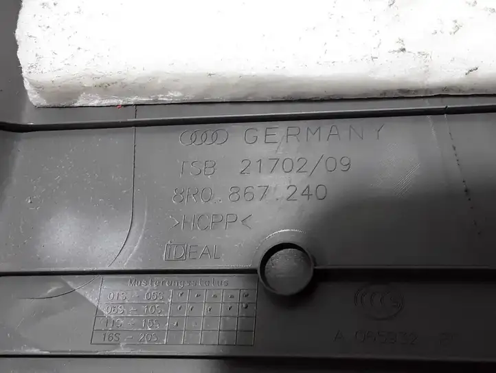 Audi Q5 SQ5 (2008 - 2012) 8R0867240 Нижняя обшивка стойки B — фото 2