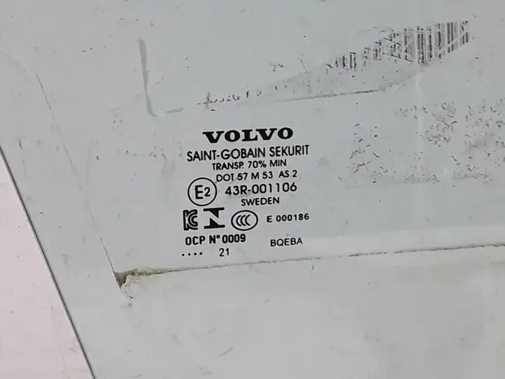 Volvo XC90 (2019 - ) 31352945 Стекло передней двери — фото 2