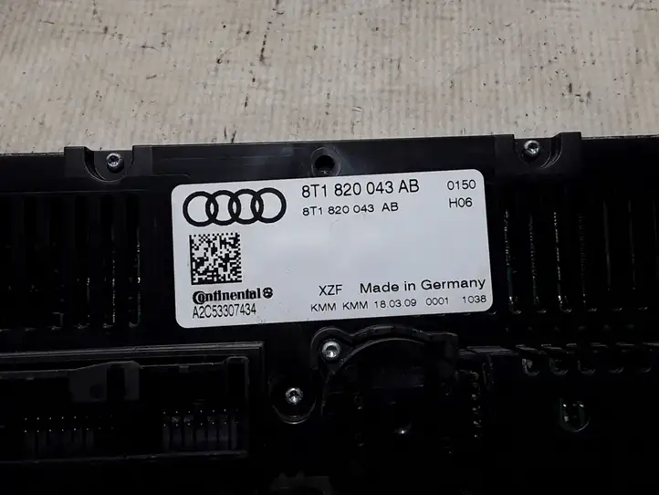 Audi Q5 SQ5 (2008 - 2012) 8T1820043AB Блок управления кондиционером — фото 3