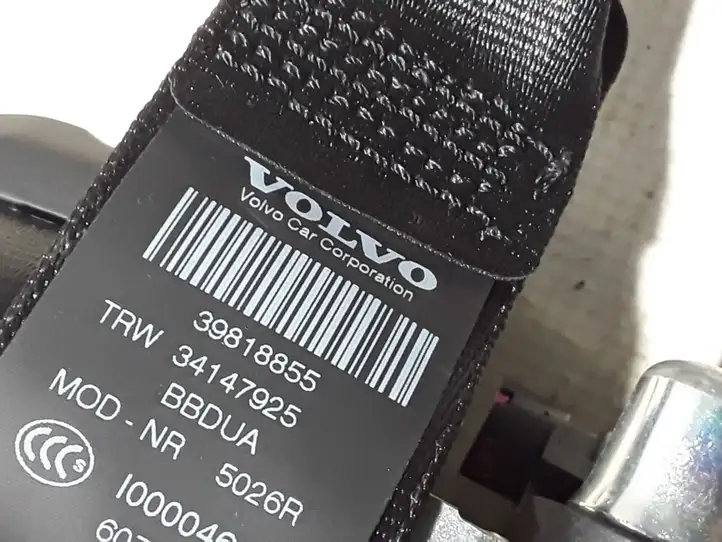 Volvo S60 (2013 - 2018) 39818855 Задний ремень безопасности — фото 3