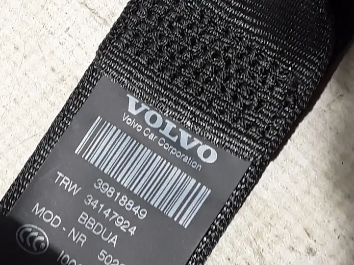 Volvo S60 (2013 - 2018) 39818849 Задний ремень безопасности — фото 3