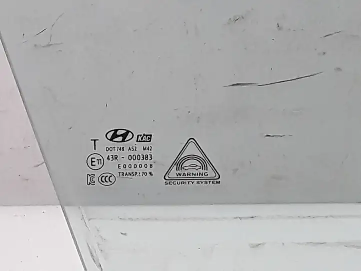 Hyundai Ioniq (2016 - ) 82420G2030 Стекло передней двери — фото 2