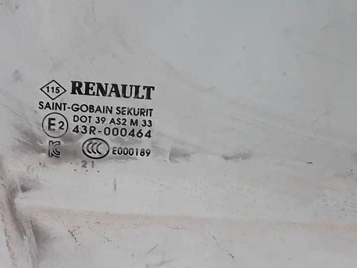 Renault Zoe (2012 - ) 823005037R Стекло задней двери — фото 3