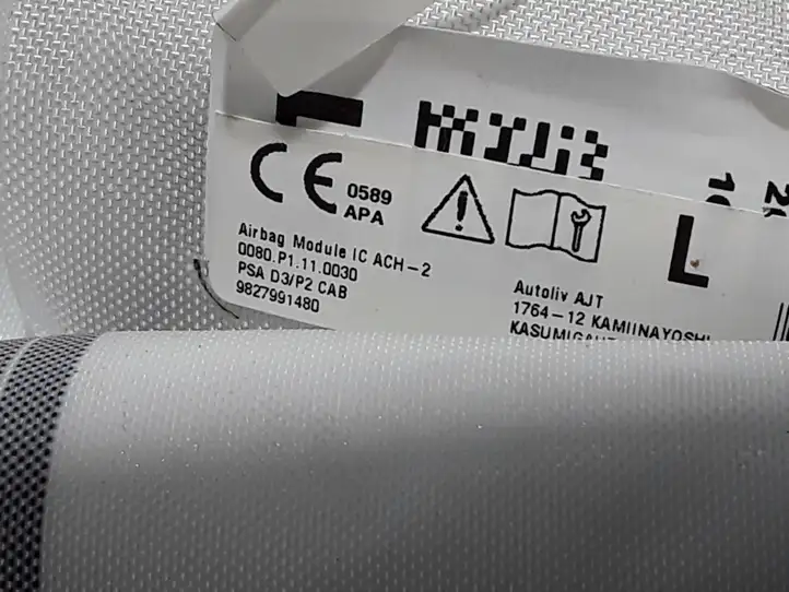 Peugeot 208 (2019 - ) 9827991480 Боковая подушка безопасности шторка — фото 3