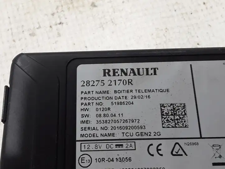 Renault Espace V (RFC) (2015 - 2019) 282752170R Прочие блоки управления — фото 2