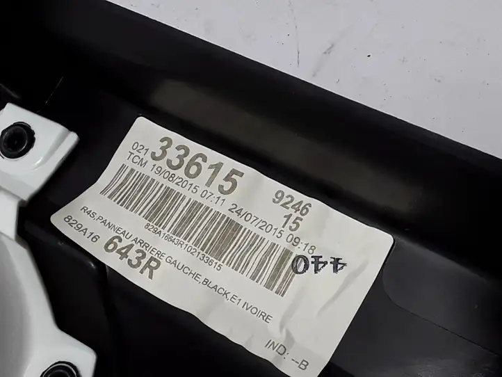 Renault Twingo III (2014 - ) 829A16643R Обшивка задней двери — фото 3