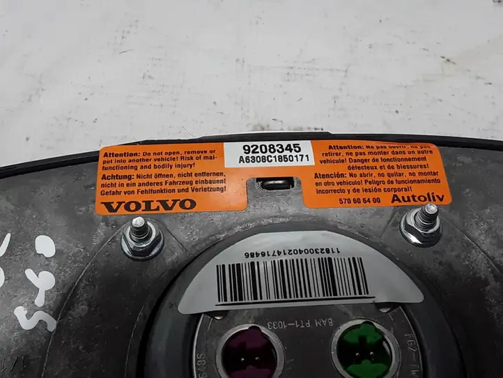 Volvo S60 (2000 - 2004) 9208345 Подушка безопасности руля — фото 3