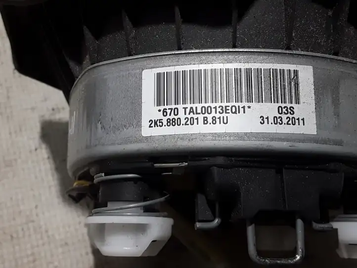 Volkswagen Caddy (2010 - 2015) 2K5880201B Подушка безопасности руля — фото 2