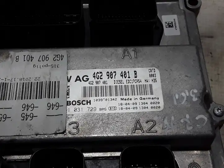 Audi A6 C7 (2014 - 2018) 4G2907401B Блок управления двигателем (ЭБУ) — фото 2