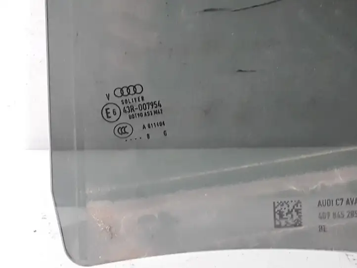 Audi A6 C7 (2014 - 2018) 4G9845205A Стекло задней двери — фото 3