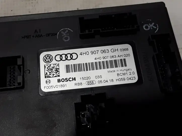 Audi A6 C7 (2014 - 2018) 4H0907063GH Модуль комфорта — фото 3