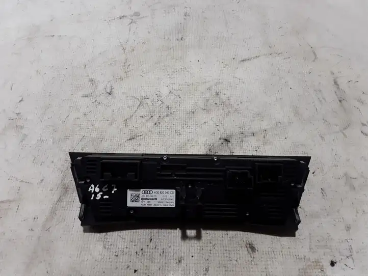 Audi A6 C7 (2014 - 2018) 4G0820043CD Блок управления кондиционером — фото 3